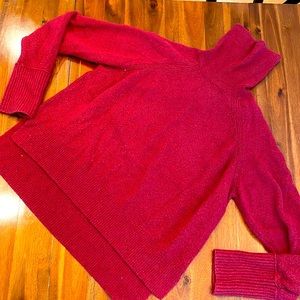J Crew Women’s Sweater. Gently used. A deep burgundy color. 30% merino wool